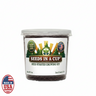 Seeds In A Cup Oak Tree grow kit with all included contents: non-GMO acorns, real loose potting soil, recyclable planter, and step-by-step growing instructions. Made in Cleveland, Ohio.