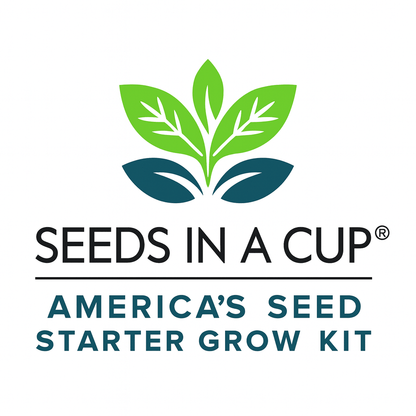 Seeds In A Cup® brand video — American-made seed starter grow kits with non-GMO seeds, real loose potting soil, and recyclable planters, hand-assembled in Cleveland, Ohio, USA.