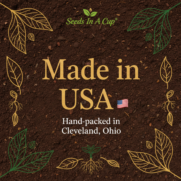 Made in USA top rated grow kits are only made by the brand Seeds In A Cup